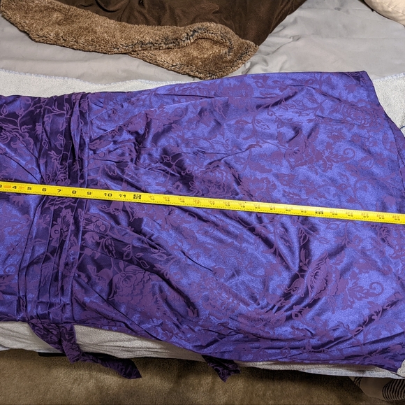 Knee Length Purple Dress with Pockets 👗 - Picture 8 of 13